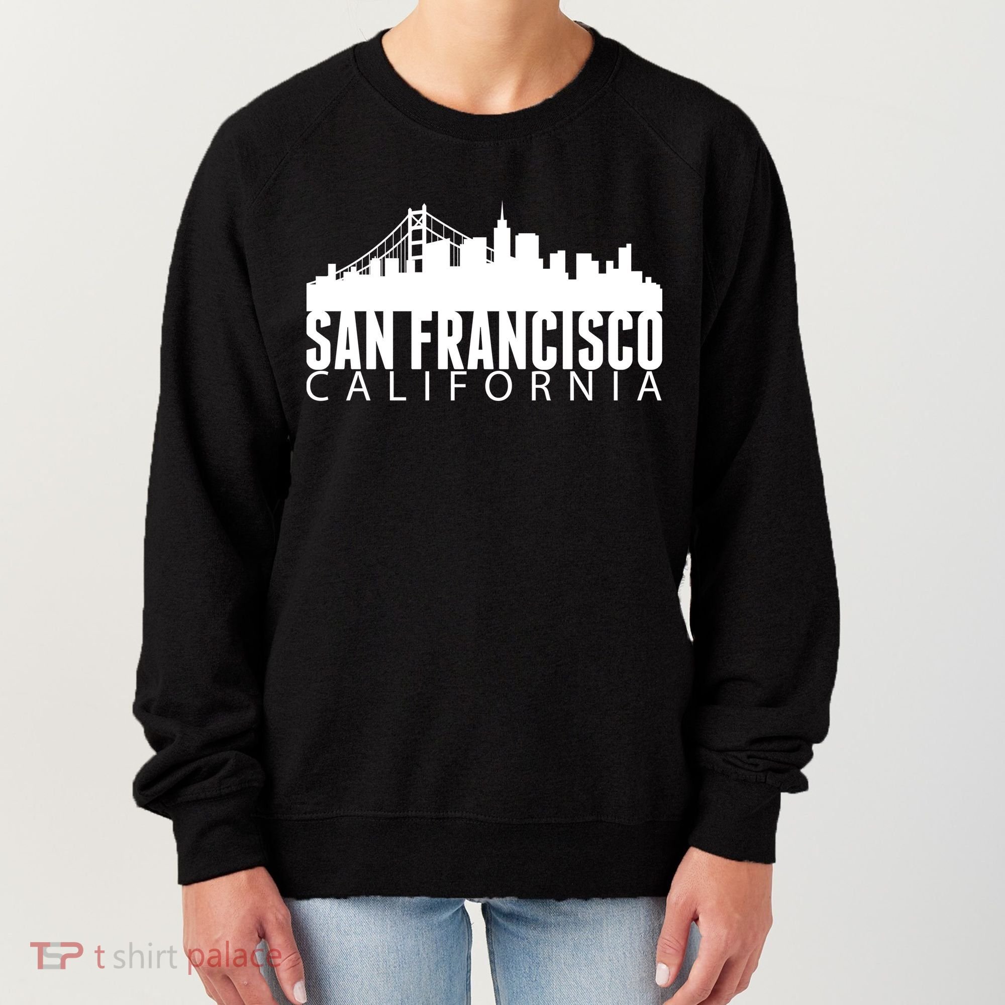 San Francisco California Skyline Women's Sweatshirt