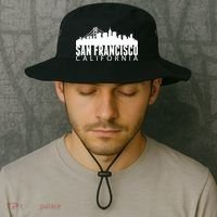 San Francisco California Skyline Bucket Hat thumb 2