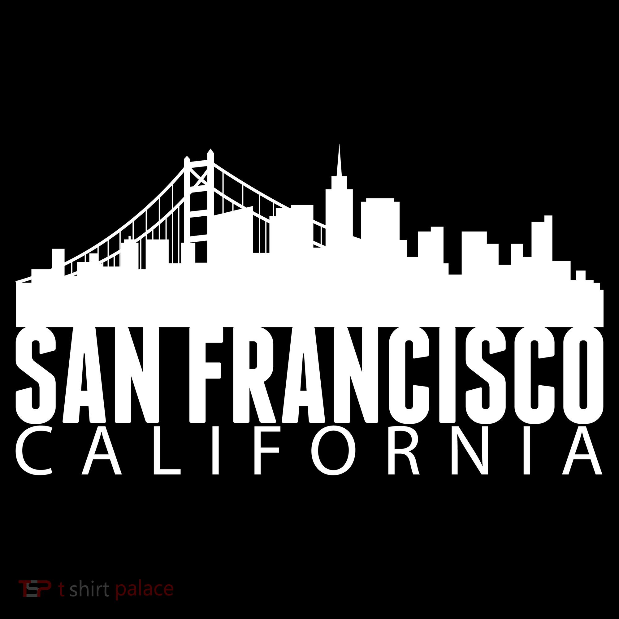 San Francisco California Skyline Bucket Hat