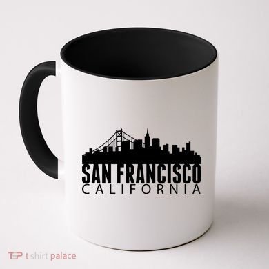 San Francisco California Skyline Coffee Mug