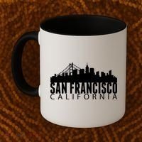 San Francisco California Skyline Coffee Mug thumb 2