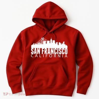 San Francisco California Skyline Hoodie