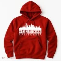 San Francisco California Skyline Hoodie thumb 0