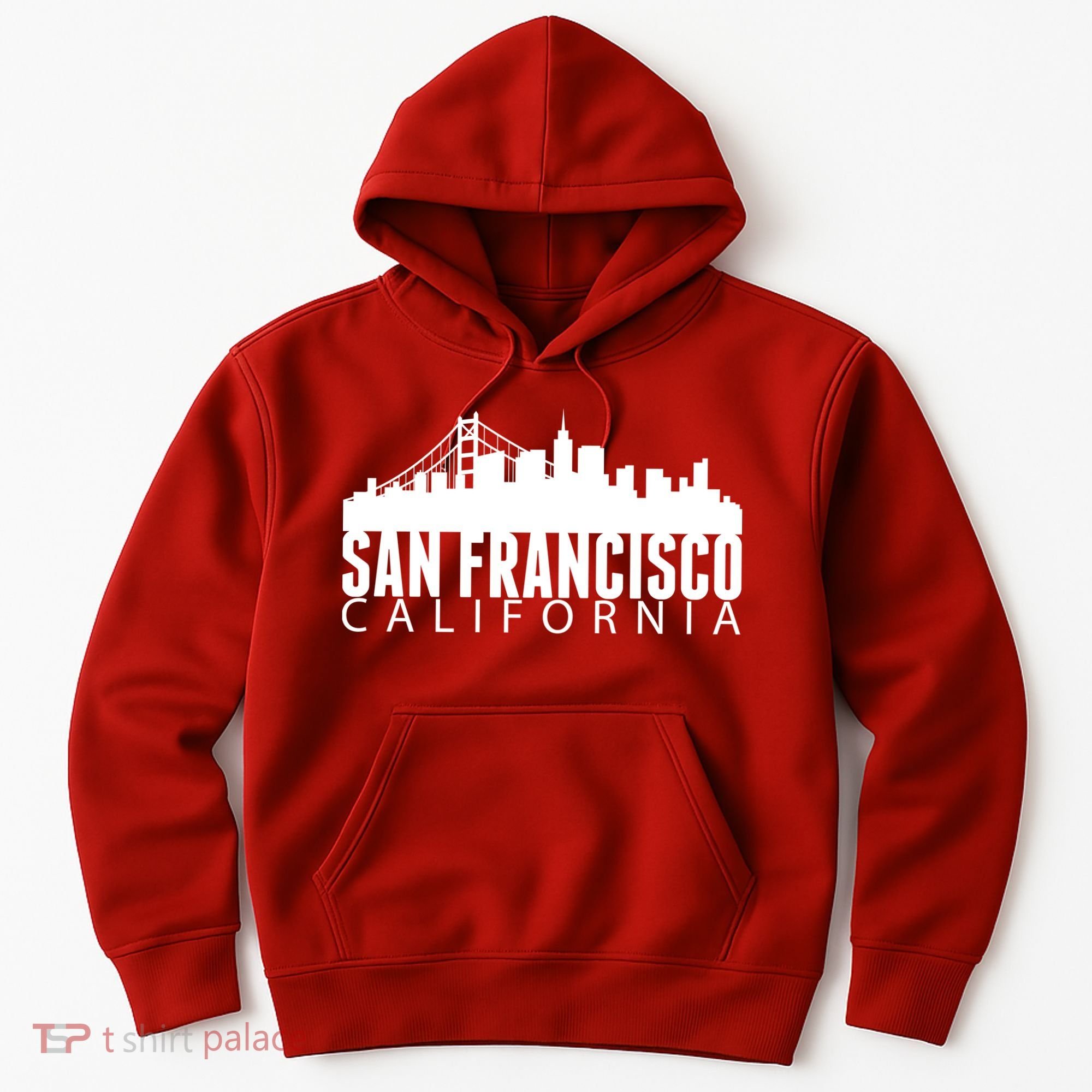 San Francisco California Skyline Hoodie
