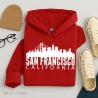 San Francisco California Skyline Hoodie thumb 4