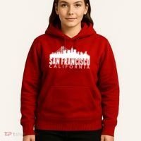 San Francisco California Skyline Hoodie thumb 5