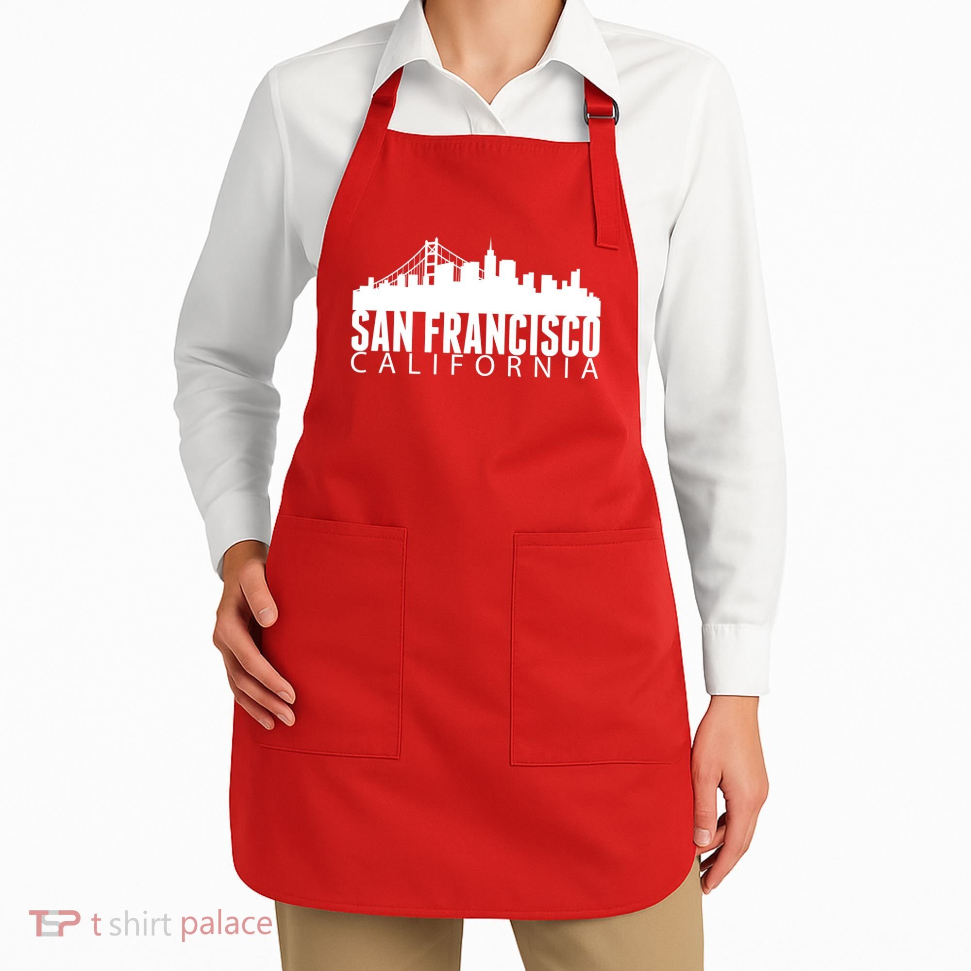 San Francisco California Skyline Apron