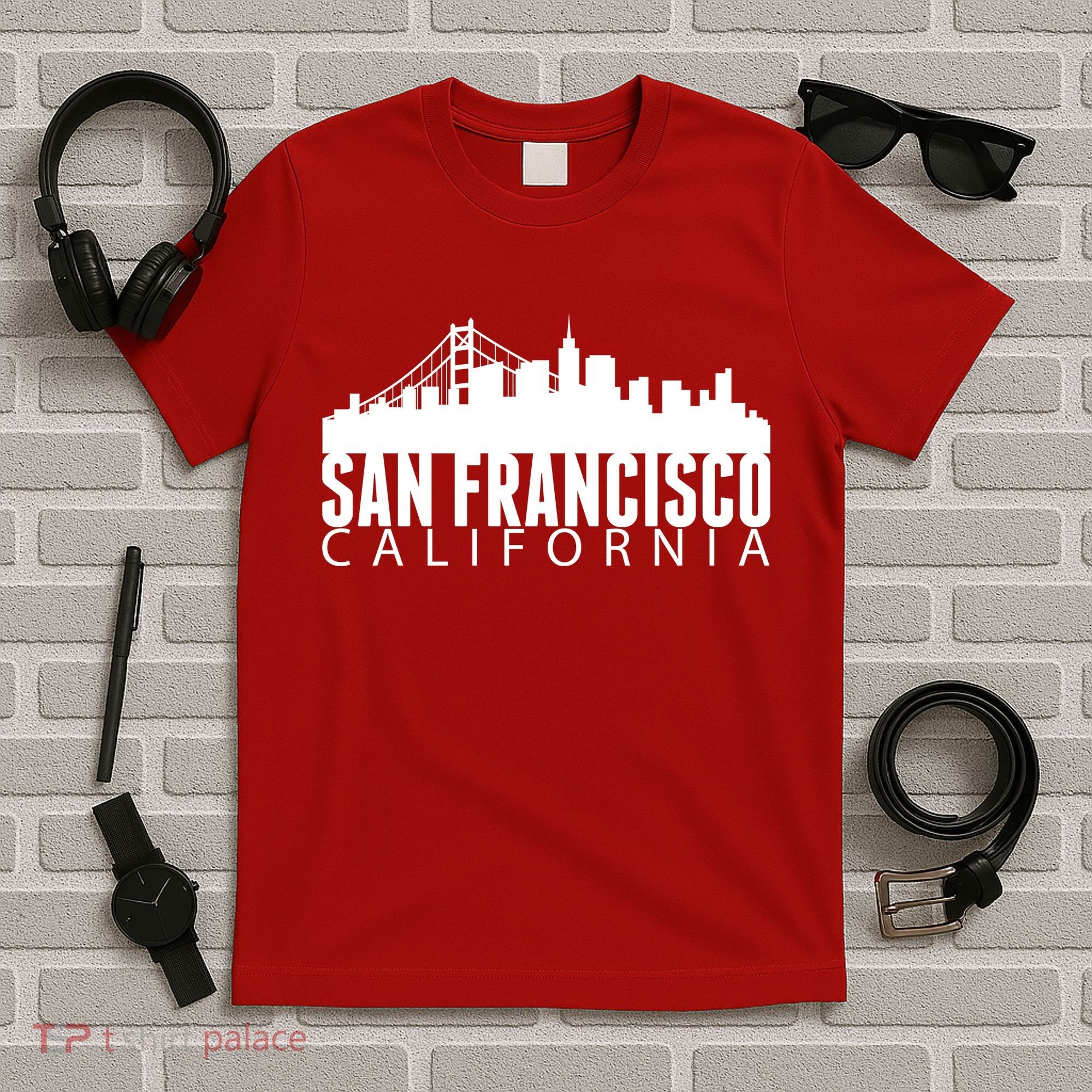 San Francisco California Skyline T-Shirt