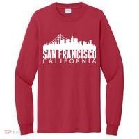 San Francisco California Skyline Tall Long Sleeve Shirt thumb 0