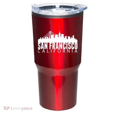 San Francisco California Skyline Tumbler