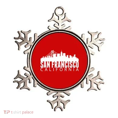 San Francisco California Skyline Ornament