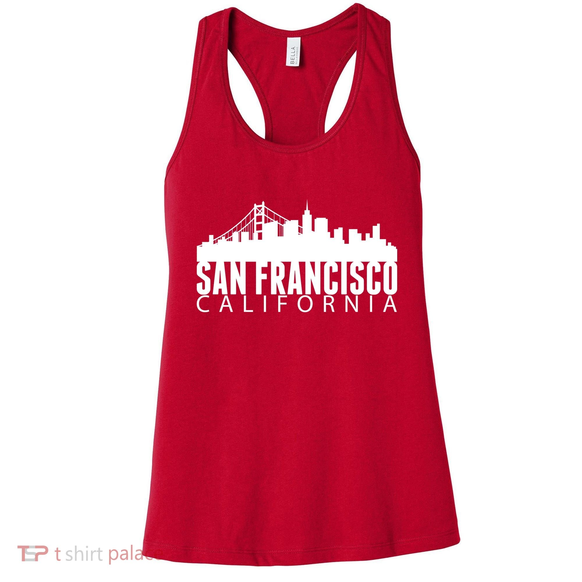 San Francisco California Skyline Women's Tank Top