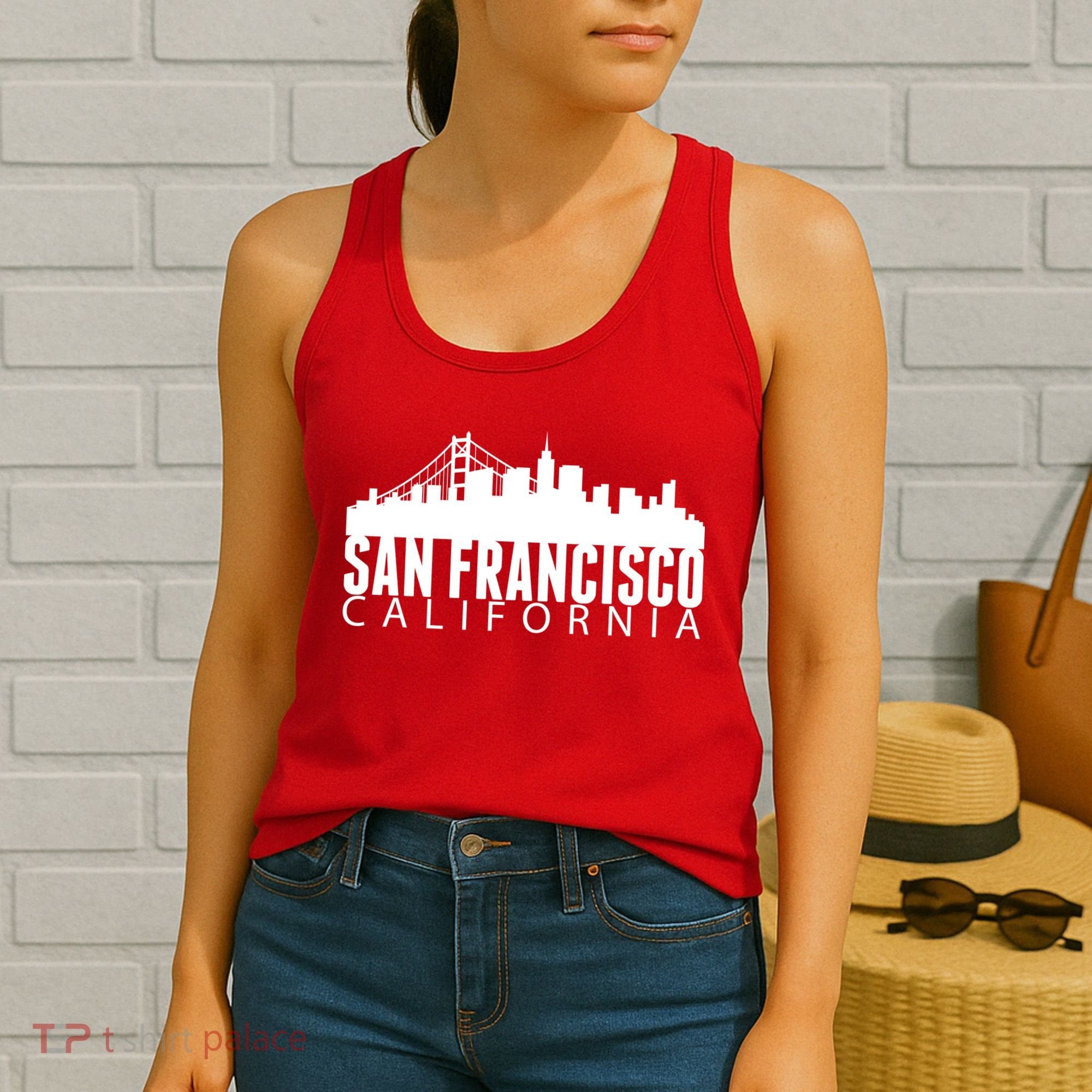 San Francisco California Skyline Women's Tank Top