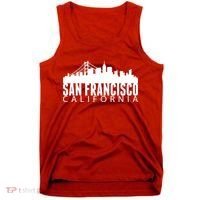 San Francisco California Skyline Tank Top thumb 0