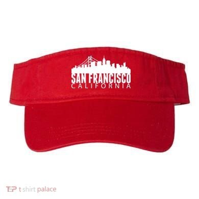 San Francisco California Skyline Visor