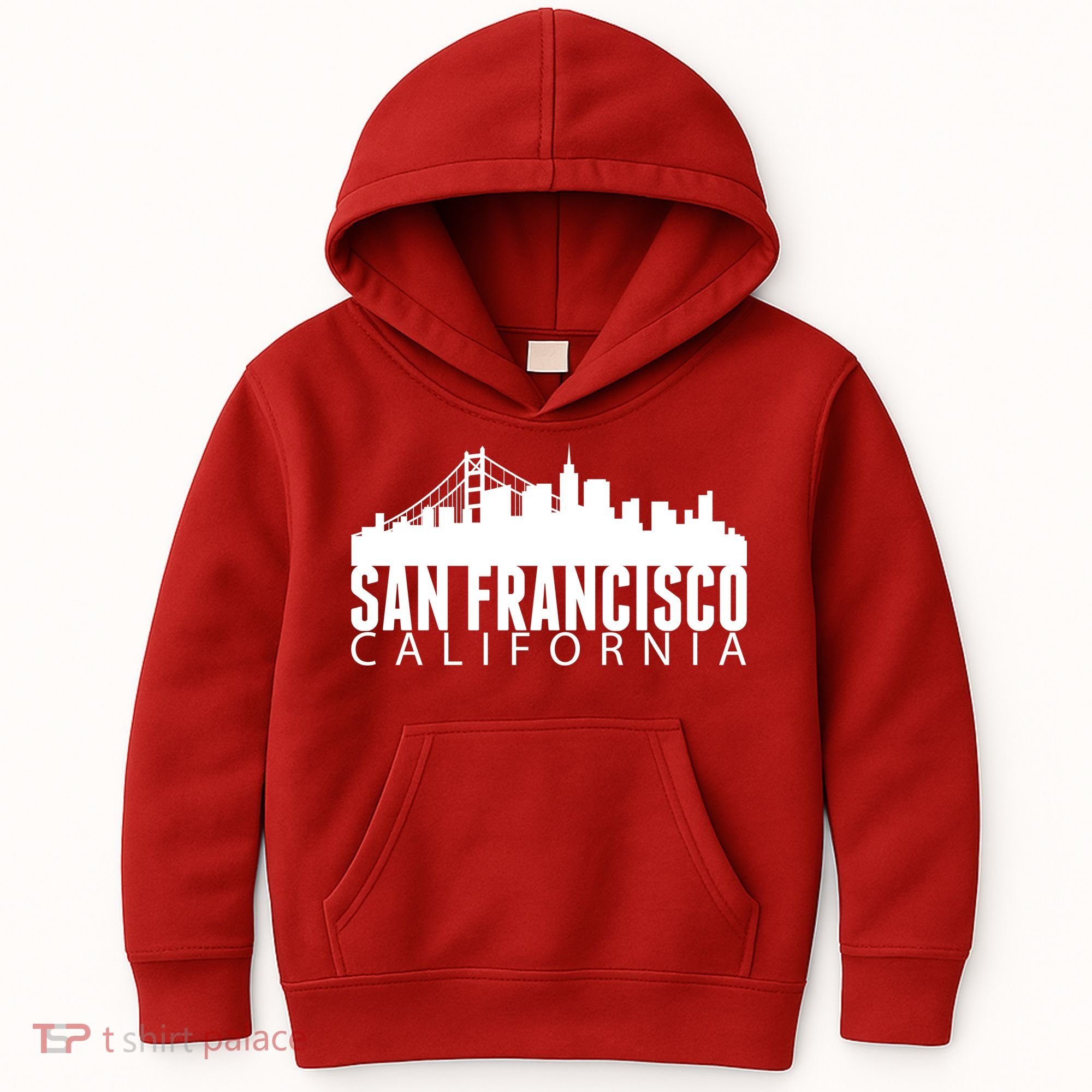 San Francisco California Skyline Kids Hoodie
