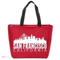 San Francisco California Skyline Tote Bag thumb 0