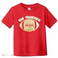 San Francisco Fan Map Football Toddler T-Shirt thumb 0