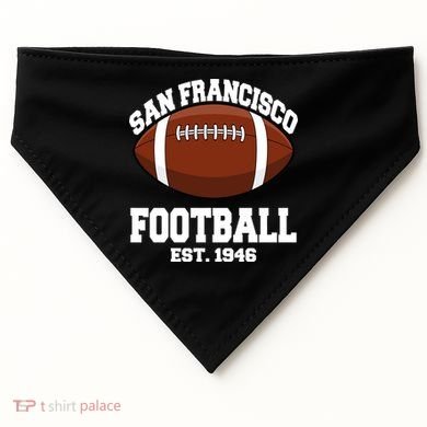 San Francisco Football Est. 1946 USA-Made Doggie Bandana