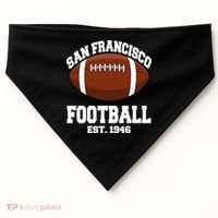 San Francisco Football Est. 1946 USA-Made Doggie Bandana thumb 0