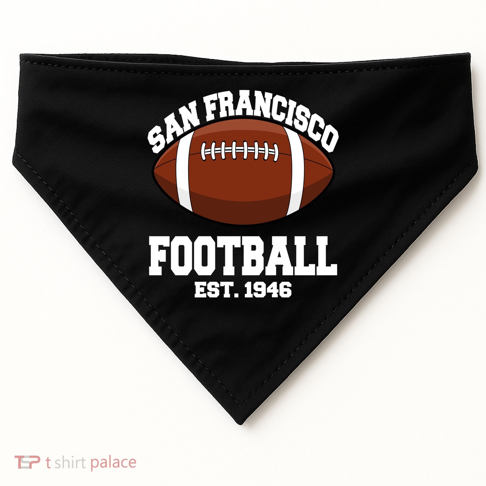 San Francisco Football Est. 1946 USA-Made Doggie Bandana