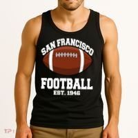 San Francisco Football Est. 1946 Tank Top thumb 3