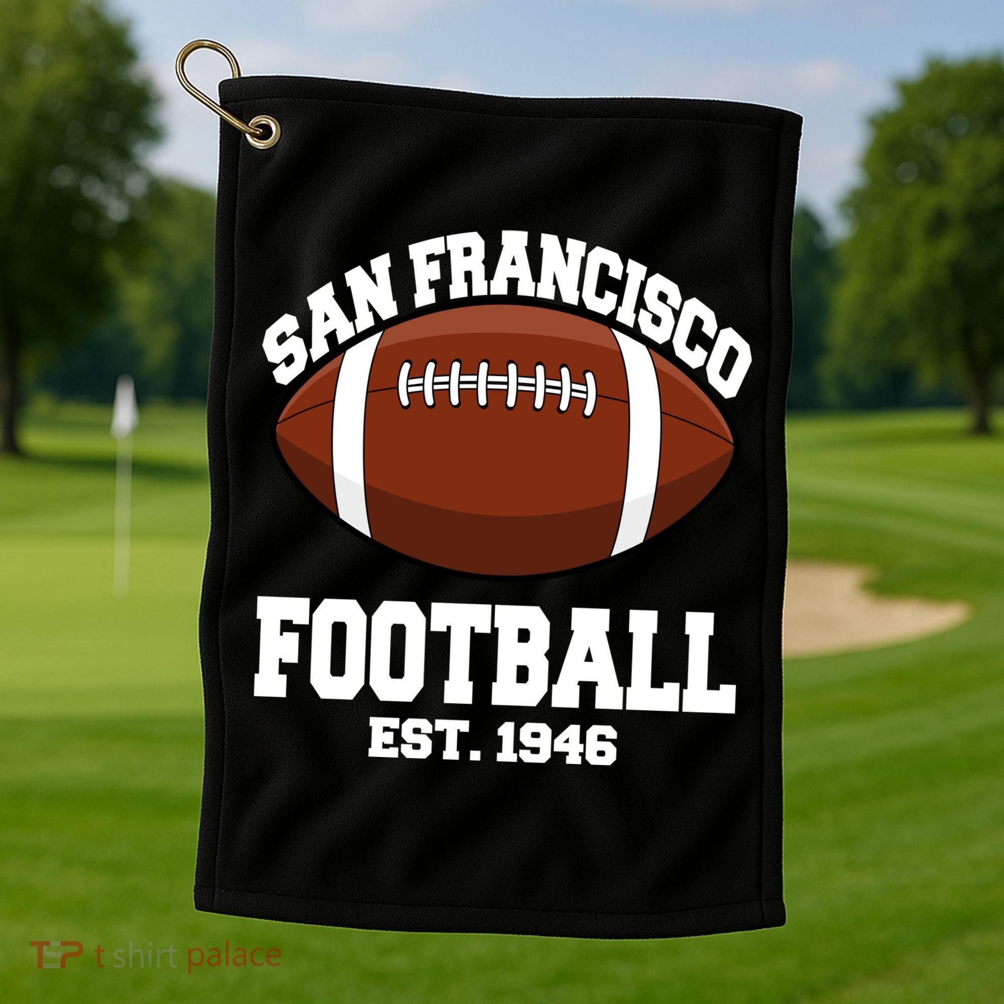 San Francisco Football Est. 1946 Golf Towel