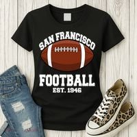 San Francisco Football Est. 1946 Women's T-Shirt thumb 3