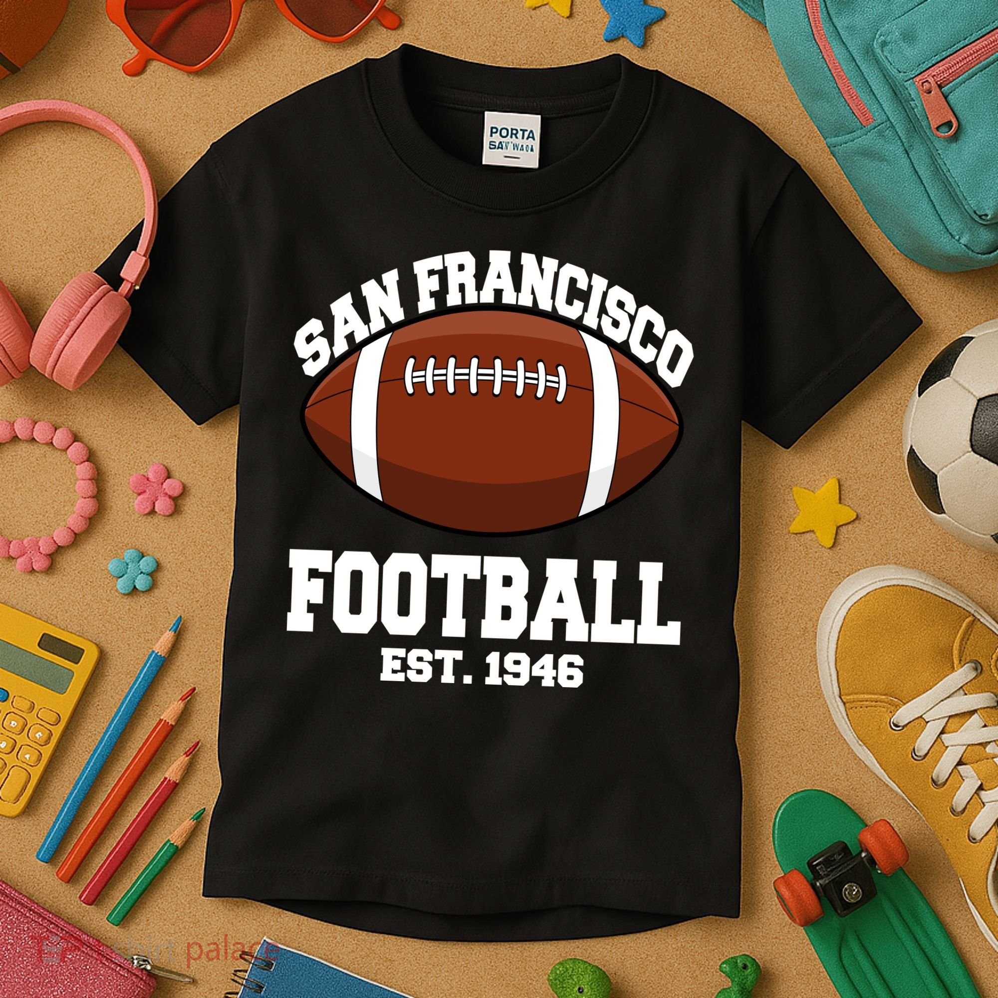 San Francisco Football Est. 1946 Kids T-Shirt