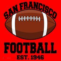 San Francisco Football Est. 1946 Santa Hat thumb 1