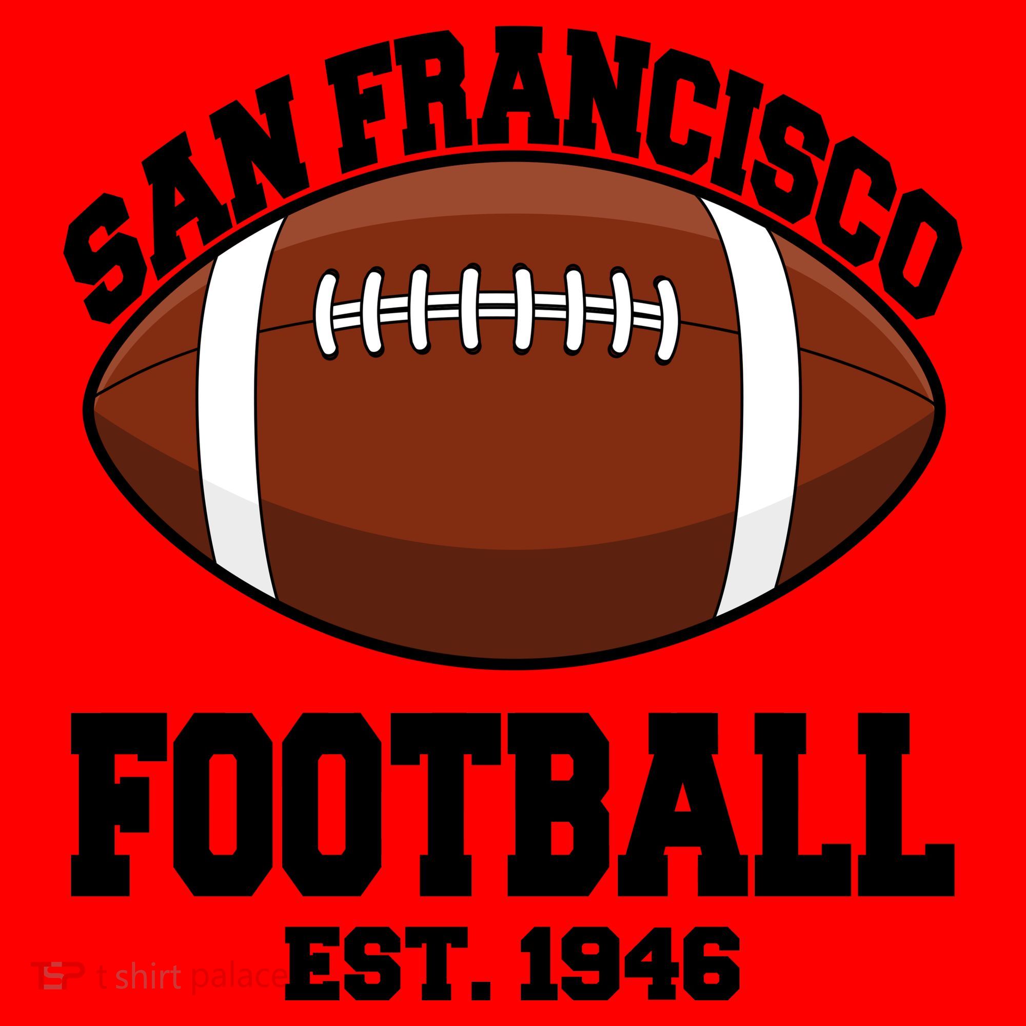San Francisco Football Est. 1946 Santa Hat