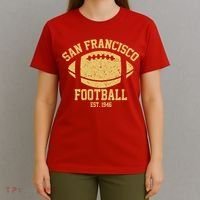 San Francisco Football EST 1946 Vintage Style T-Shirt thumb 4