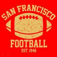 San Francisco Football EST 1946 Vintage Style T-Shirt thumb 7