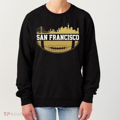 San Francisco Football Skyline Women's Sweatshirt