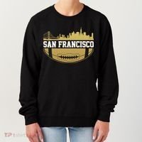 San Francisco Football Skyline Women's Sweatshirt thumb 0