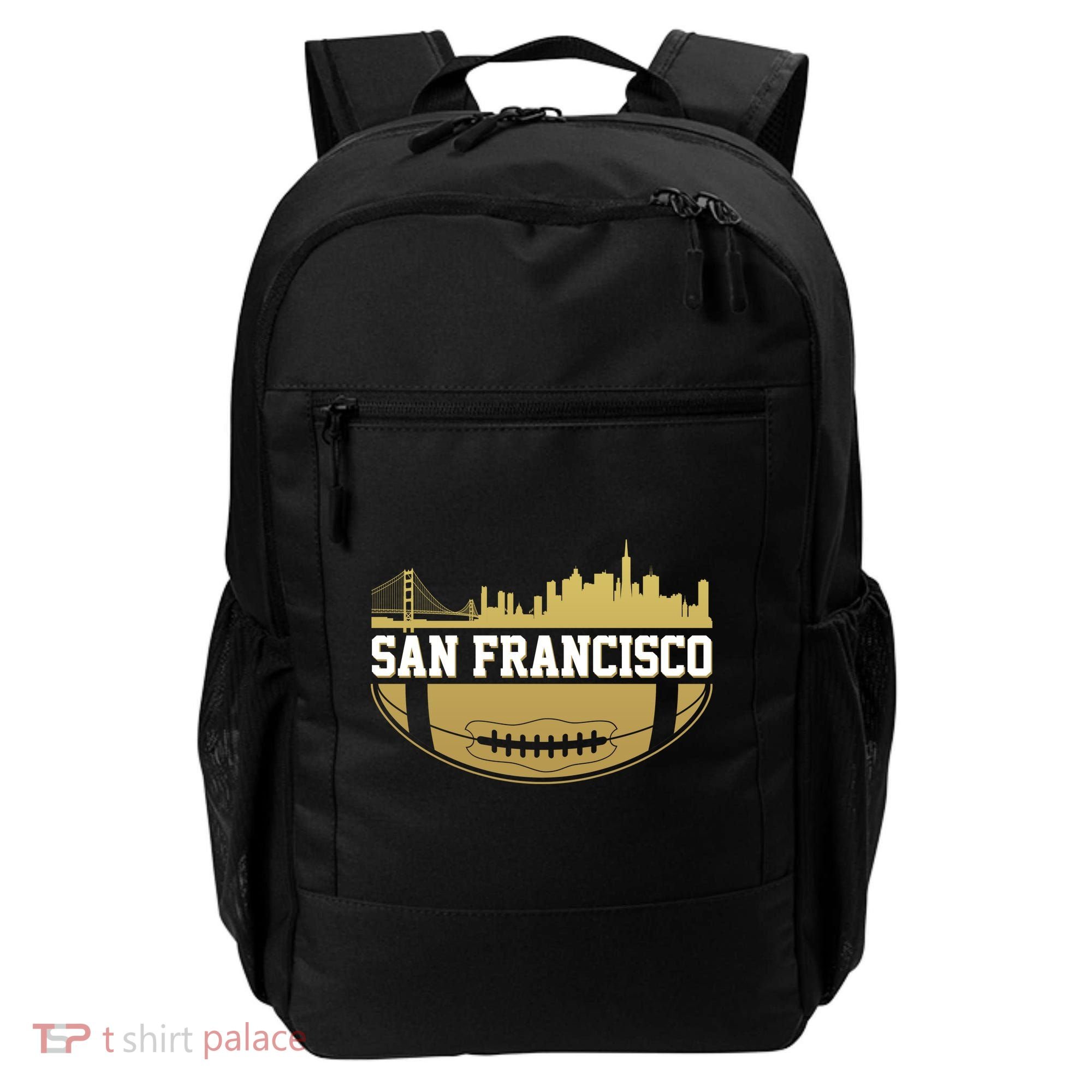 San Francisco Football Skyline Backpack