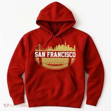 San Francisco Football Skyline Hoodie