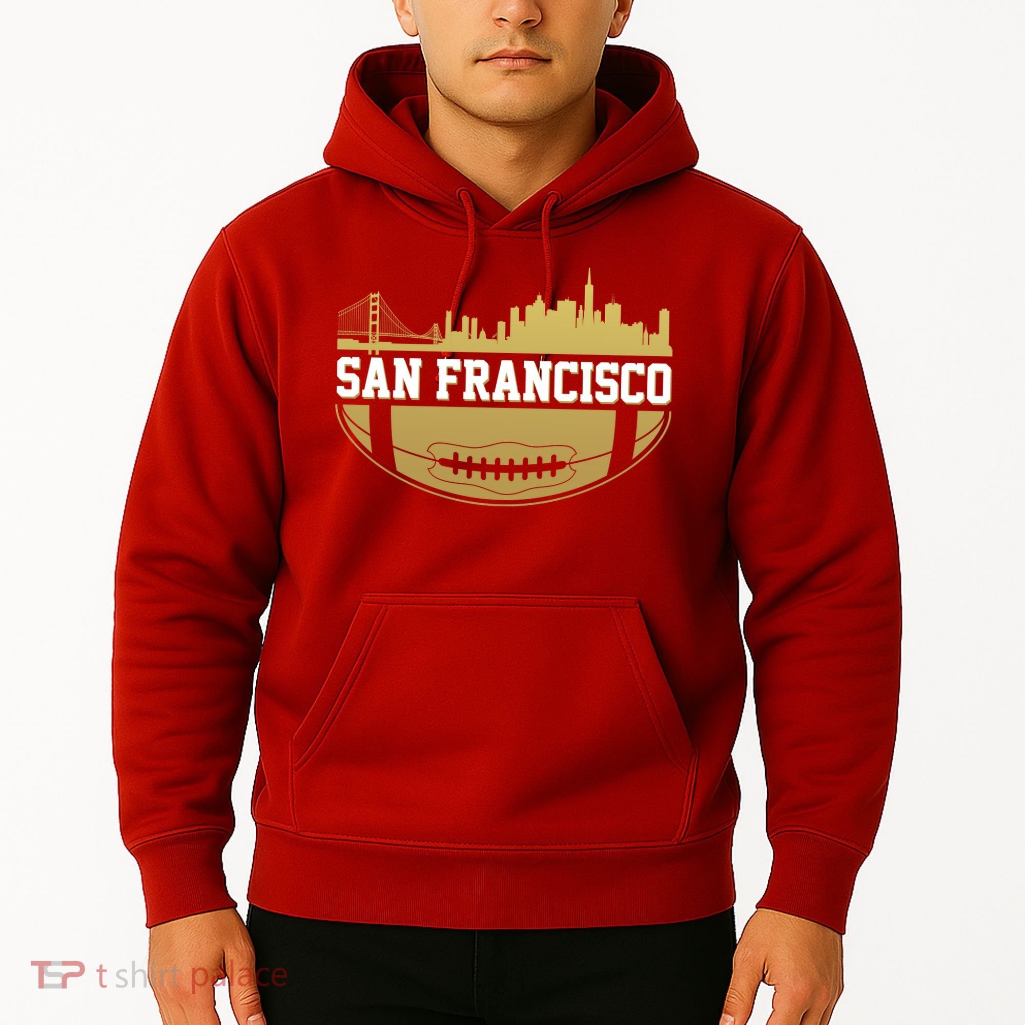 San Francisco Football Skyline Hoodie