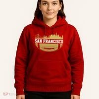 San Francisco Football Skyline Hoodie thumb 5