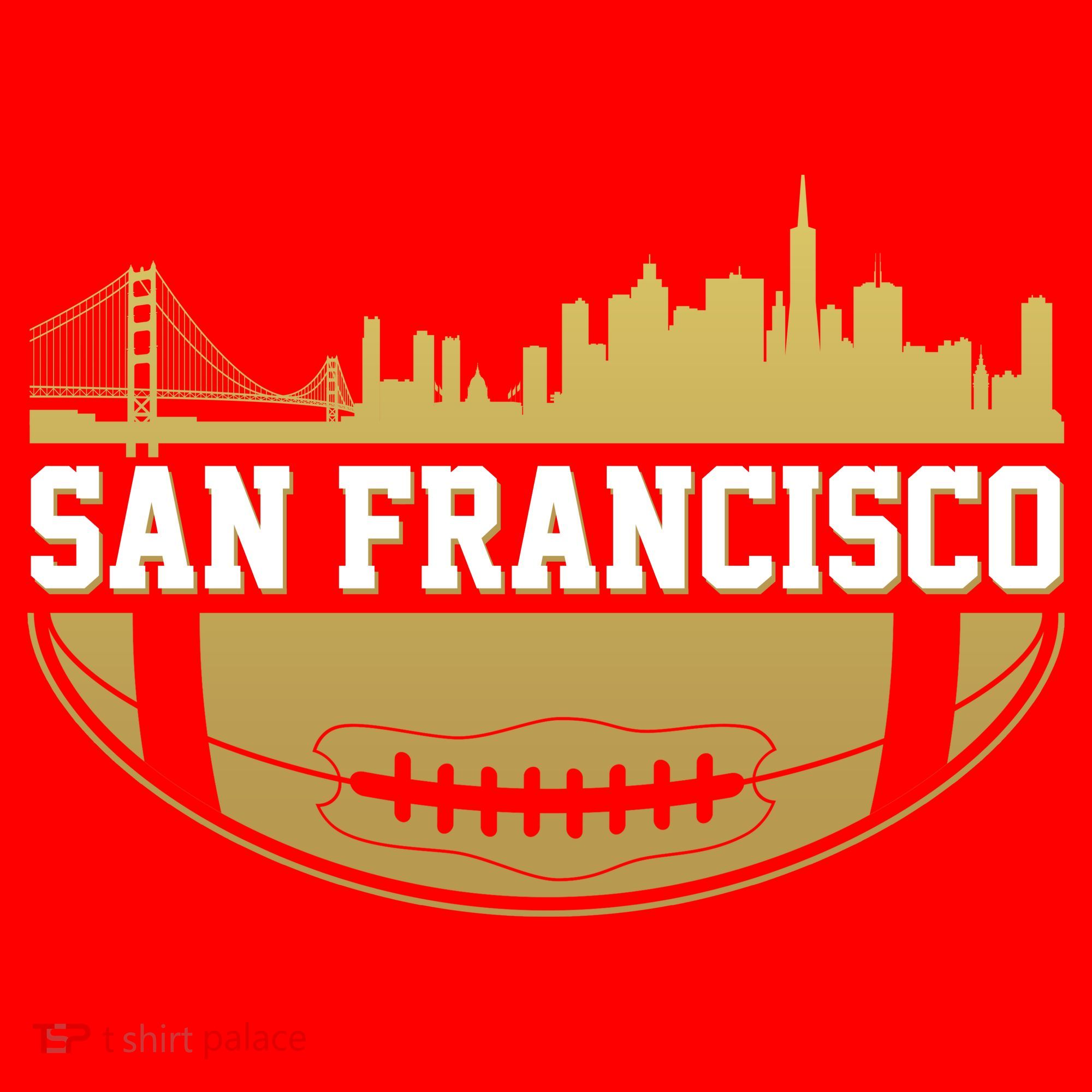 San Francisco Football Skyline Sweatshirt