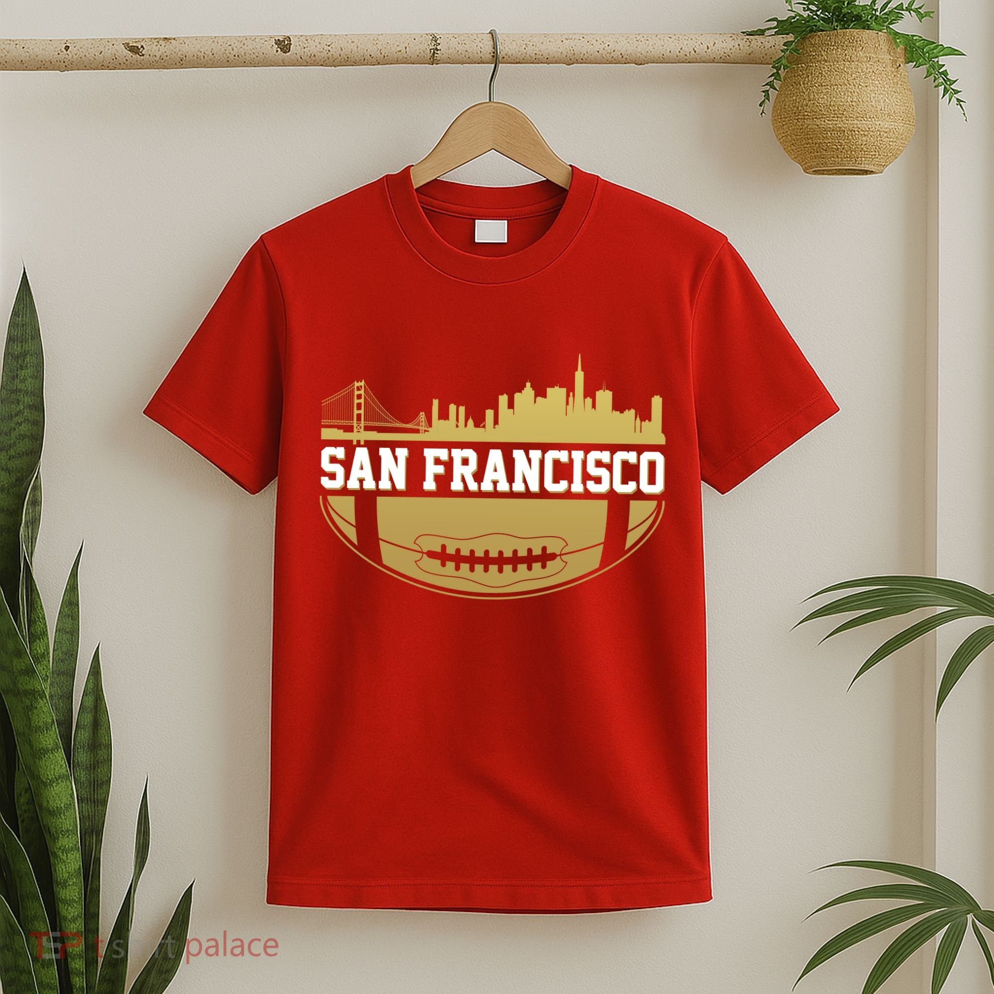 San Francisco Football Skyline T-Shirt