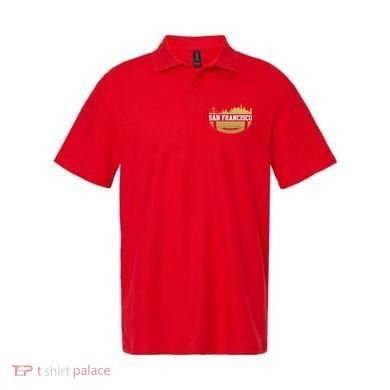 San Francisco Football Skyline Polo