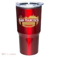 San Francisco Football Skyline Tumbler thumb 0