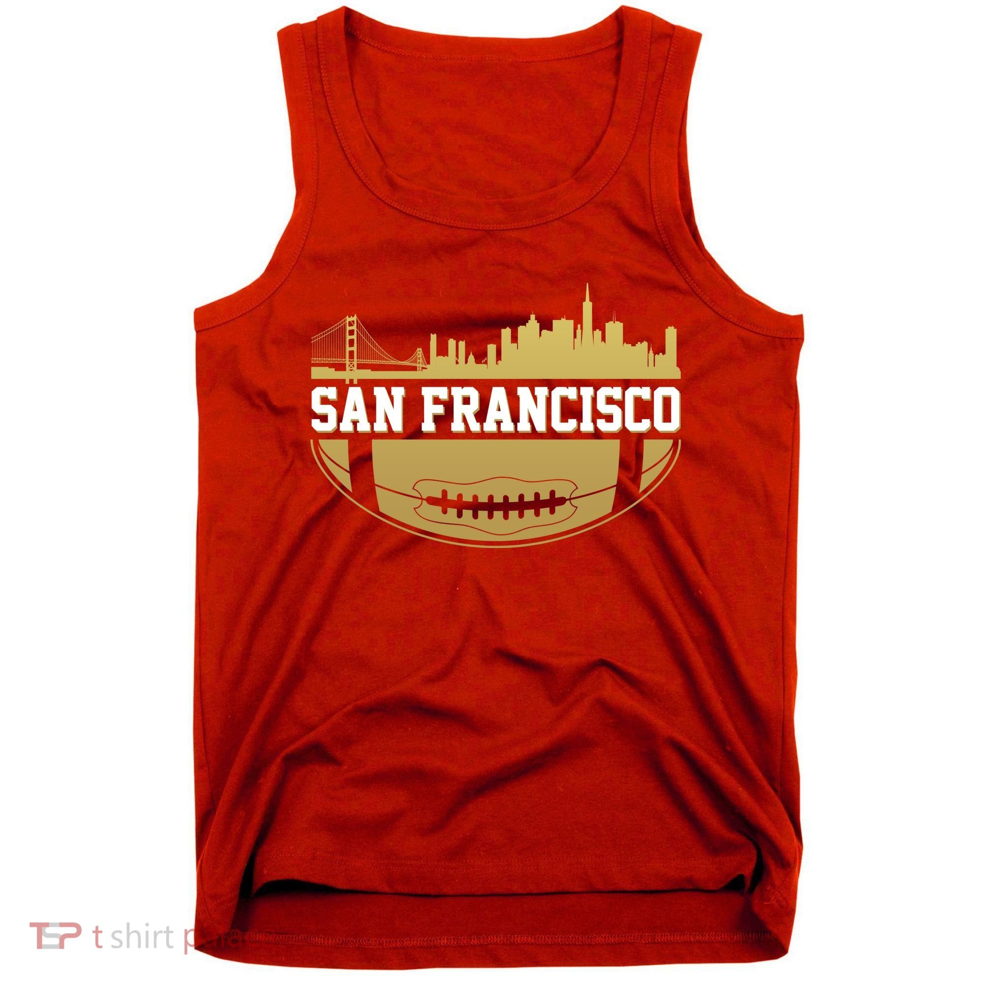 San Francisco Football Skyline Tank Top