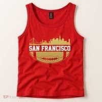 San Francisco Football Skyline Tank Top thumb 2