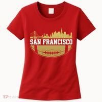 San Francisco Football Skyline Women's T-Shirt thumb 0