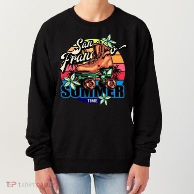 San Francisco Retro Roller Skates Women's Sweatshirt