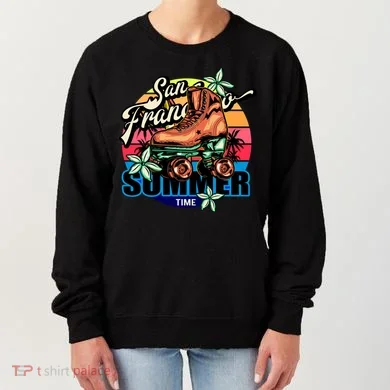 San Francisco Retro Roller Skates Women's Sweatshirt