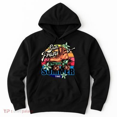 San Francisco Retro Roller Skates Hoodie