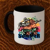 San Francisco Retro Roller Skates Coffee Mug thumb 2